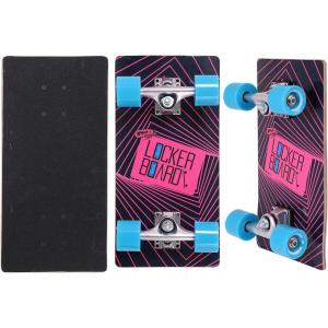 Wham-O Locker Board Cruz 17″ Skateboard, Portable Small Board Fits in Backpack & Locker, Maple Wood Kids Lockerboard, Adult Cruiser Board for Ages 8+