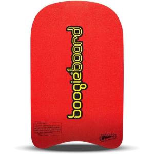 Wham-O Swim Training Kickboard for Beach and Pool, 19″ Sport Trainer TC8 Deck PE Core Crescent Tail Bodyboard for Beginners(Red)