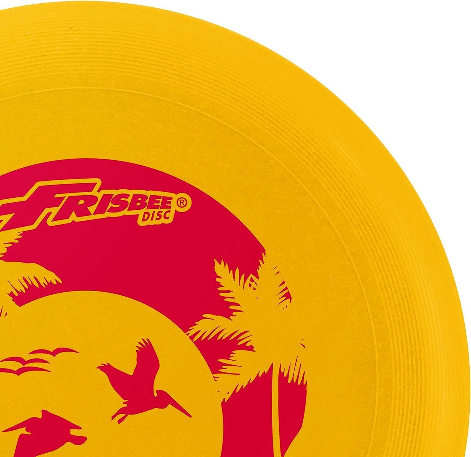 image:imageWhamO Frisbee Malibu Beach Flyer Flying Disc 110 Gram Light Weight Frisbee Disc 3 Pack Blue Orange Yellow3 PACK BLUE ORANGE YELLOW