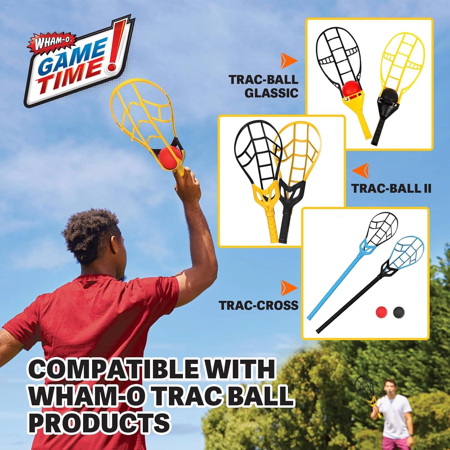 image:imageWhamO Game Time Trac Ball Set of 3 Trackball Sport Chuck and Catch Ball Air Action Balls Replacements