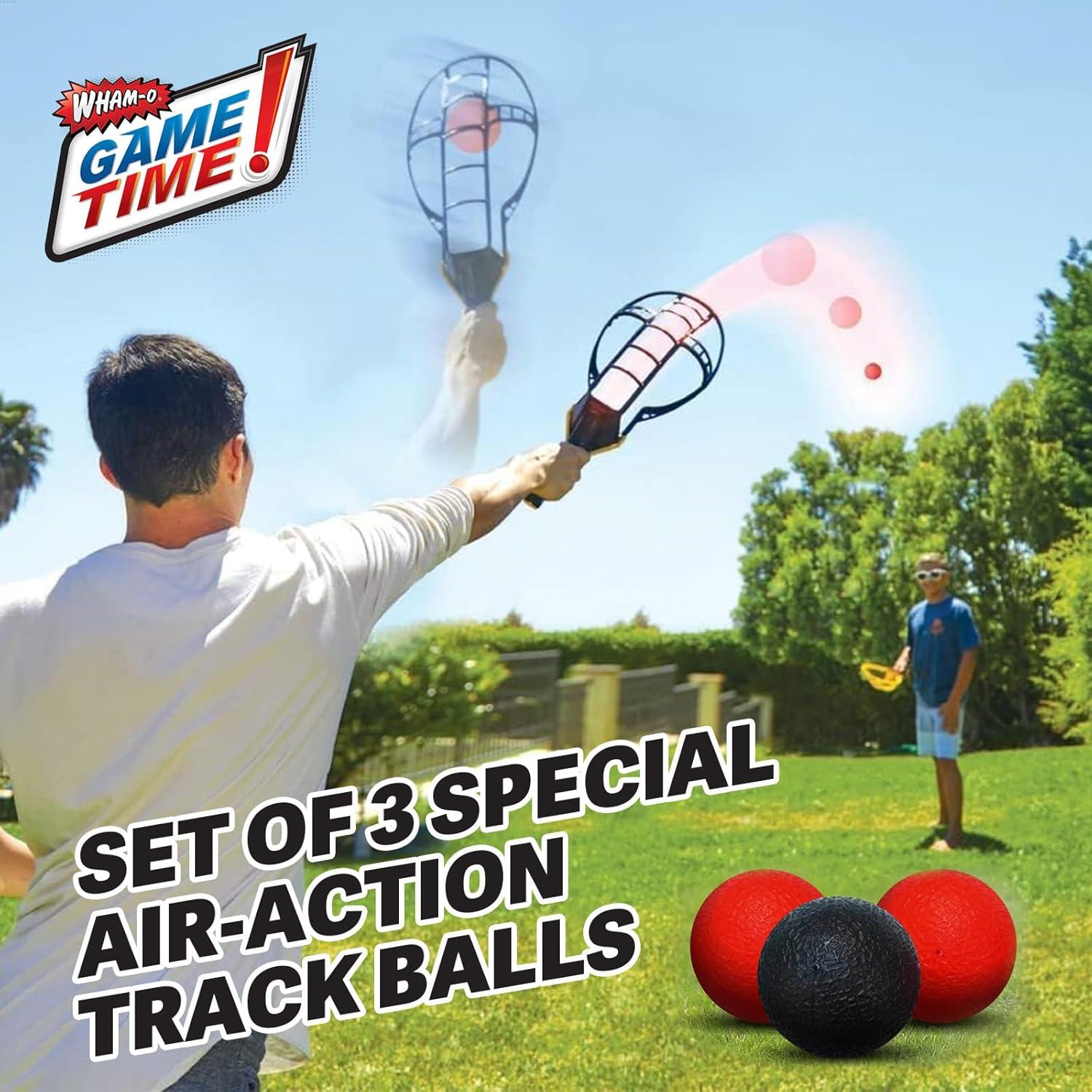 image:imageWhamO Game Time Trac Ball Set of 3 Trackball Sport Chuck and Catch Ball Air Action Balls Replacements