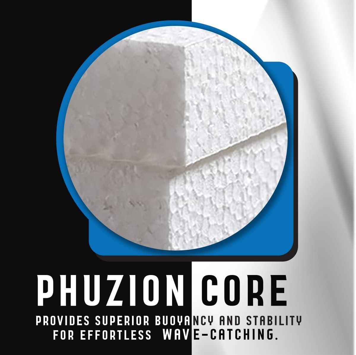 image:imageBoogieBoard 36 Bodyboard Phuzion Core XPE Deck HDPE Bottom Crescent Tail Includes Wrist Leash3 PACK BUNDLE