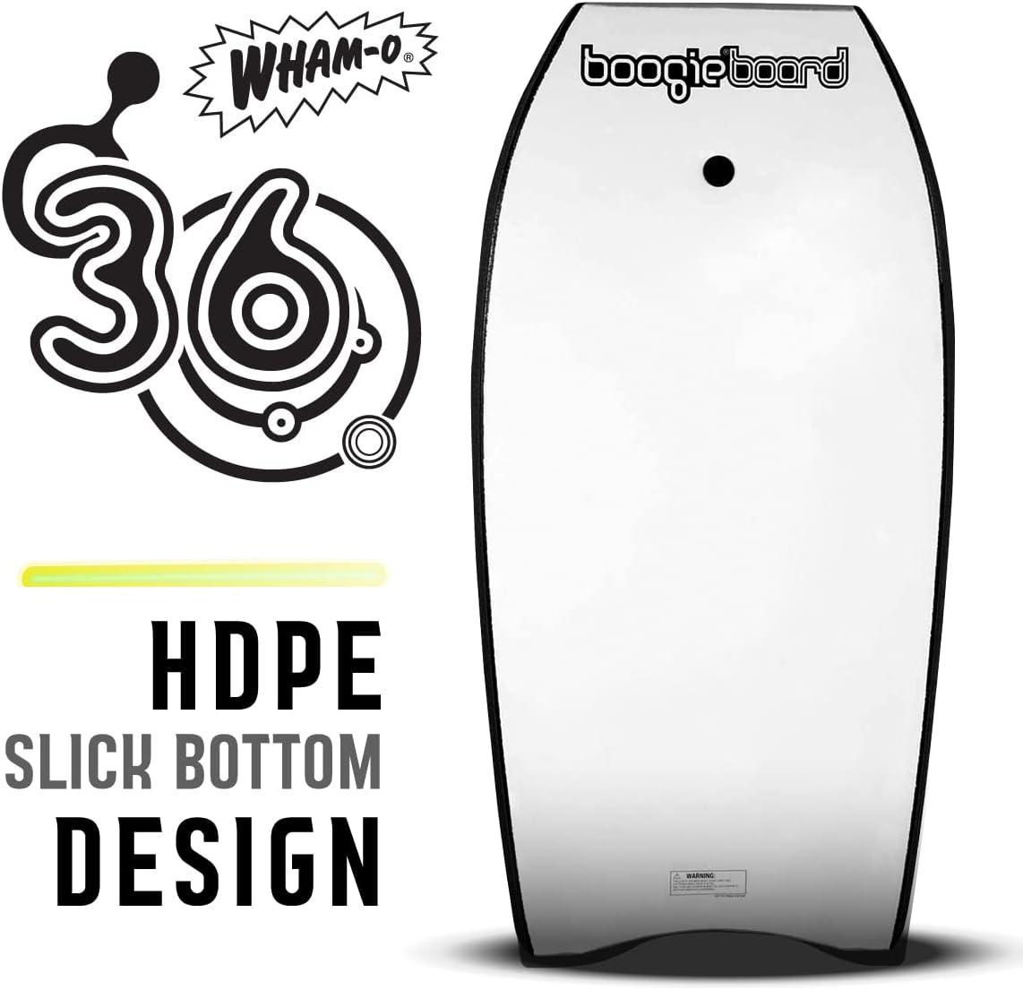 image:imageBoogieBoard 36 Bodyboard Phuzion Core XPE Deck HDPE Bottom Crescent Tail Includes Wrist LeashGREY