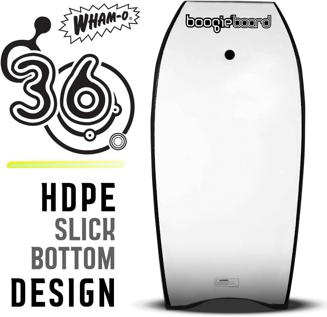 image:imageBoogieBoard 36 Bodyboard Phuzion Core XPE Deck HDPE Bottom Crescent Tail Includes Wrist LeashYELLOW