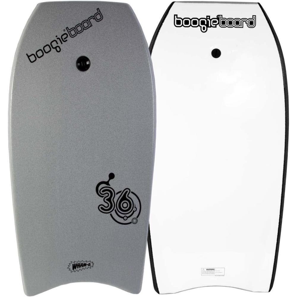 image:imageBoogieBoard 36 Bodyboard Phuzion Core XPE Deck HDPE Bottom Crescent Tail Includes Wrist LeashGREY