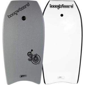 BoogieBoard 36” Bodyboard – Phuzion Core – XPE Deck – HDPE Bottom – Crescent Tail – Includes Wrist Leash(GREY)