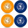 4 PACK ( BLUE + ORANGE )