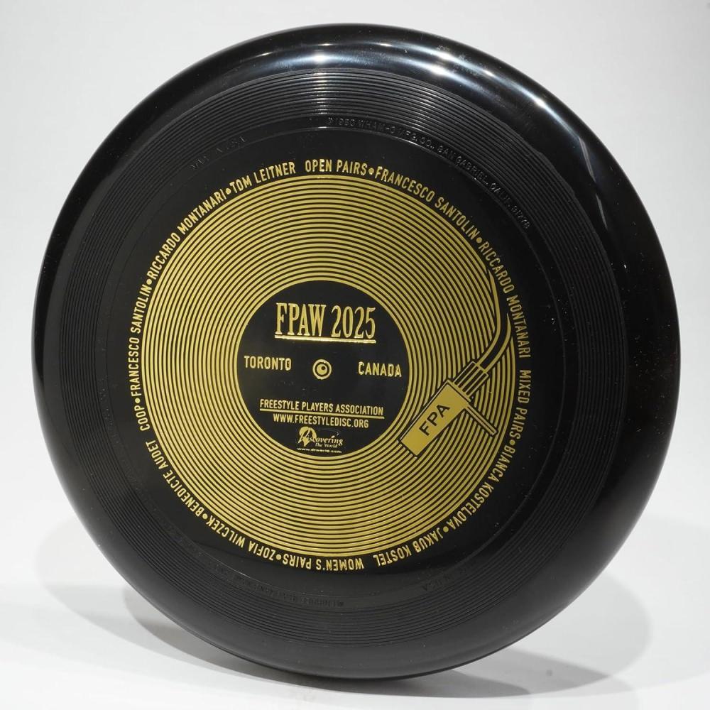 image:imageWhamO 100 Mold FPA 2025 Logo Design Freestyle Frisbee Flying DiscBlack