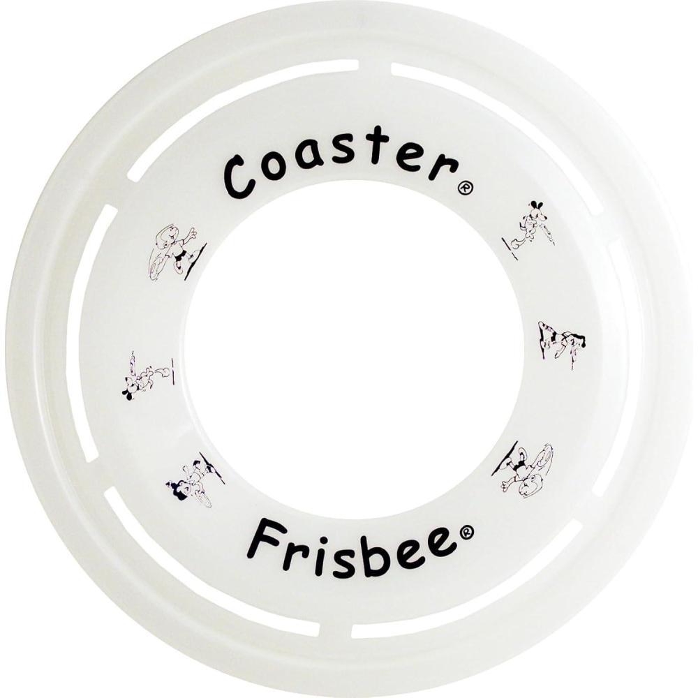 image:imageWhamO Coaster Ring Frisbee Single Flying Disc Easy to CatchWhite