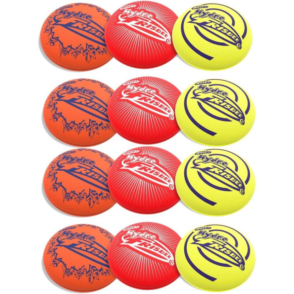 image:imageWhamO Frisbee Skipper 3 Frisbee Skipper Flying Disc12 PACK RED ORANGE GREEN