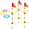 image:imageWhamO Frisbee  Hook n Score Golf  Muli Player Game  3 Flag Posts  3 Mini Disc Rings