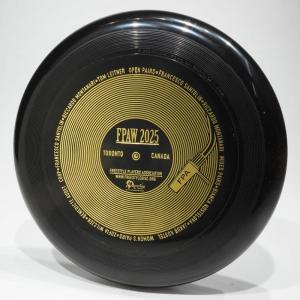 Wham-O 100 Mold FPA 2025 Logo Design Freestyle Frisbee Flying Disc(Black)