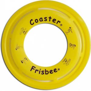 Wham-O Coaster Ring Frisbee – Single Flying Disc – Easy to Catch(Yellow)